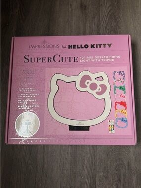 Impressions for Hello Kitty SuperCute 10" RGB Desktop Ring Light - Pink